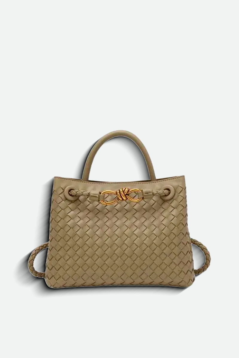 Bolsa Aurora Weave Tote  - Olive